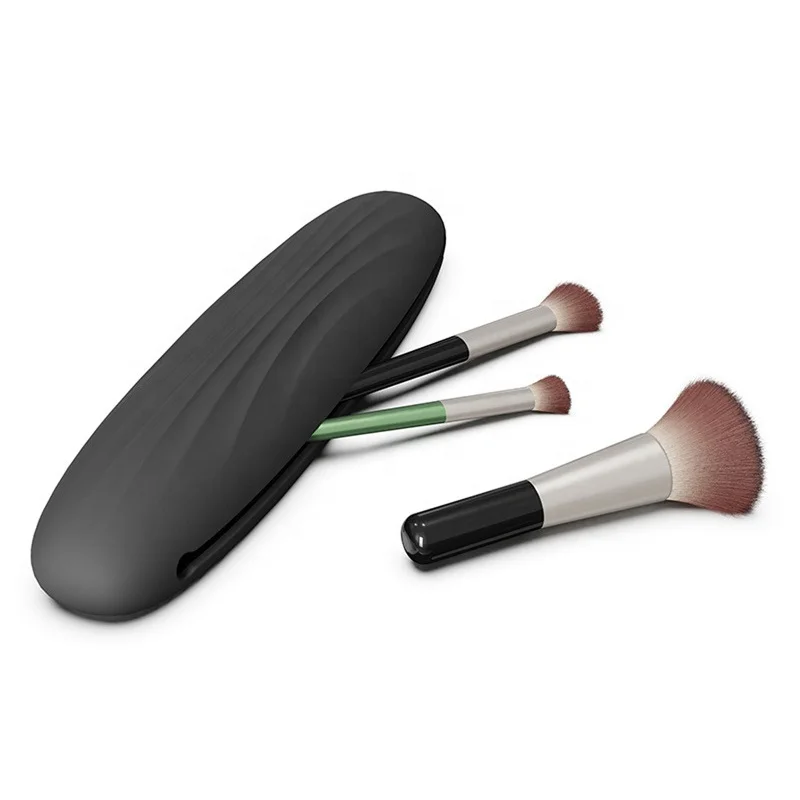 Portable Makeup Brush Bag Storage Silicone Make Up Organizer Bag Travel Makeup Brush Holder