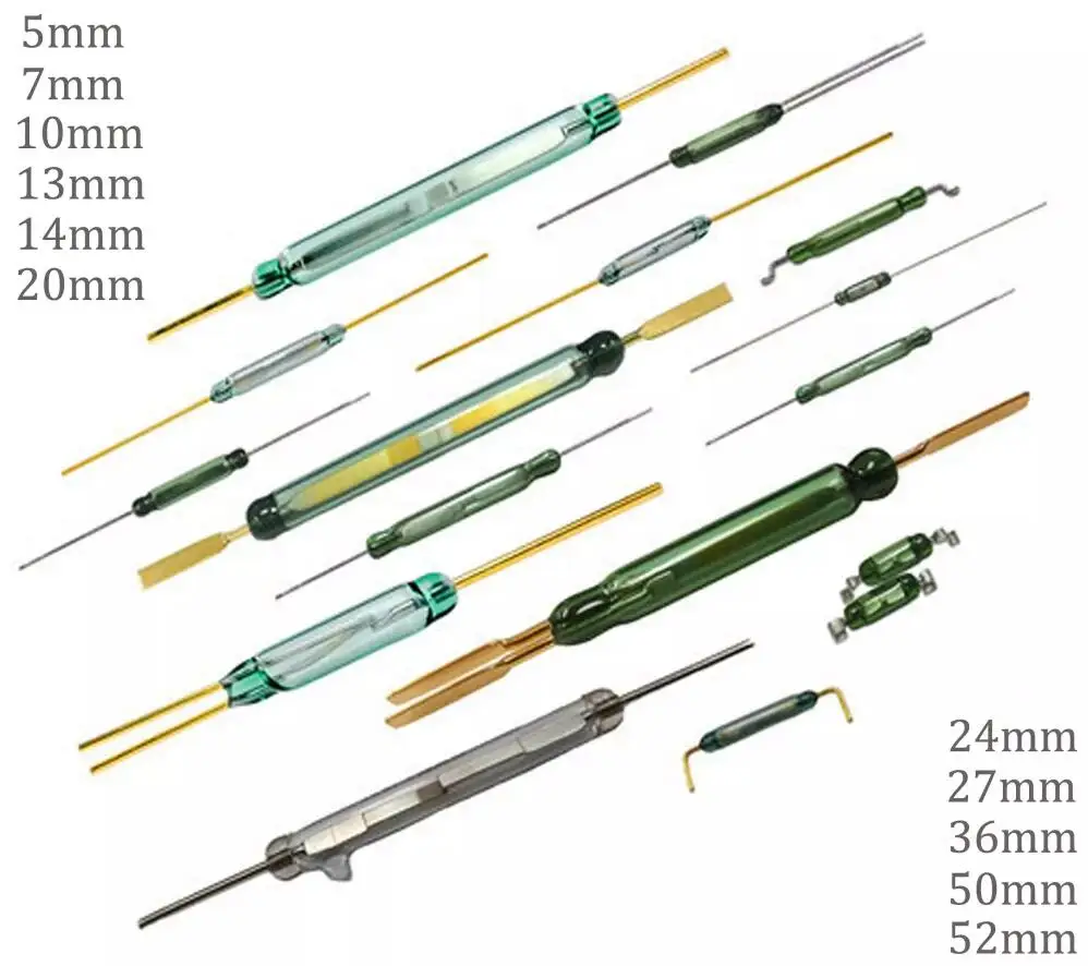 10mm /  14mm NC / NO / CO magnetic contact reed switches sensor for intelligence home appliance