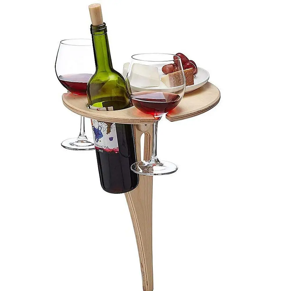 Роскошный Идеальный складной портативный маленький пляжный стол, аксессуар для пикника, для вина на открытом воздухе (1600237199720)