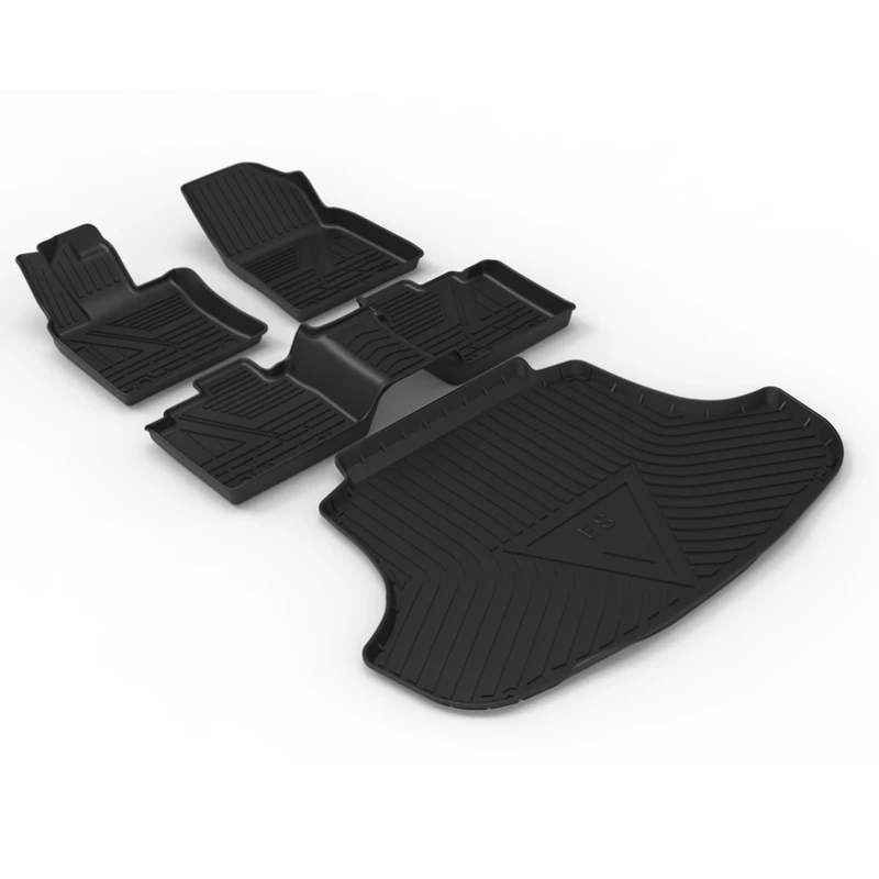 Car foot mat anti slip waterproof TPE luxury custom lexus car mat is250
