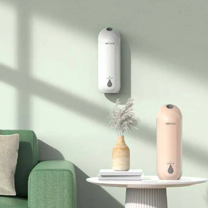 Portable Essential Oil Diffuser Electric Ultrasonic Air Freshen Wall Mount Aroma Diffuser For Toilet Bedroom or Living Room