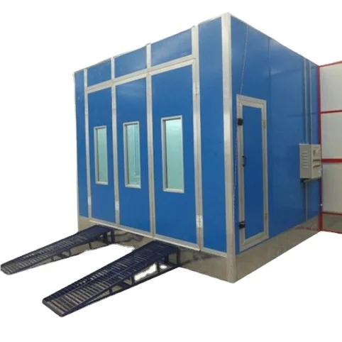 OEM spray booth car painting room paint ovens spray bake paint booths