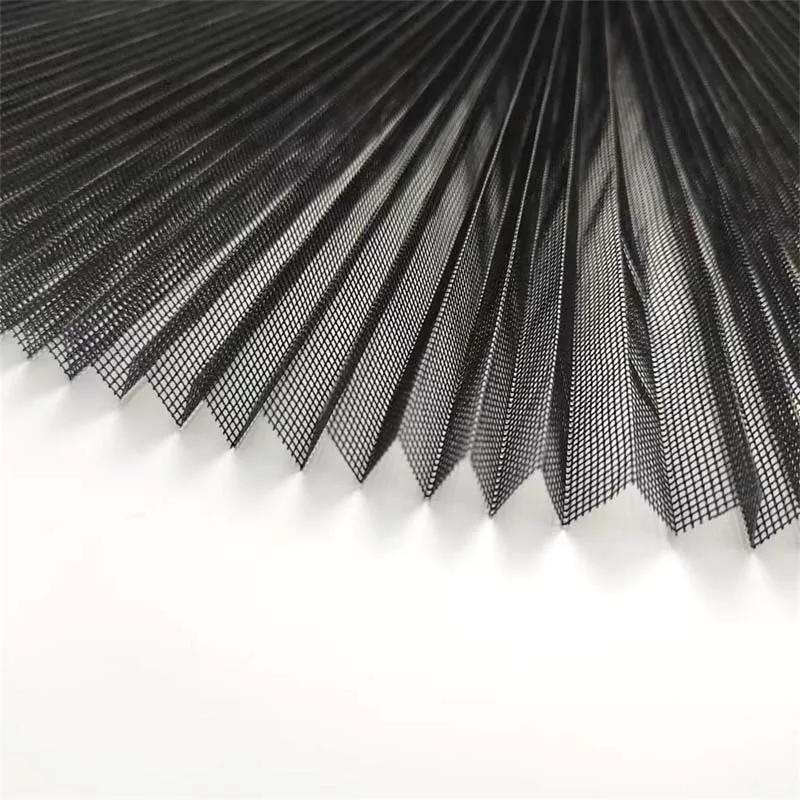 Factory Price Length 2M  Easy to Install Pleated Insect Screen for Balcony Door Retractable Fly Screen for Sliding Doors