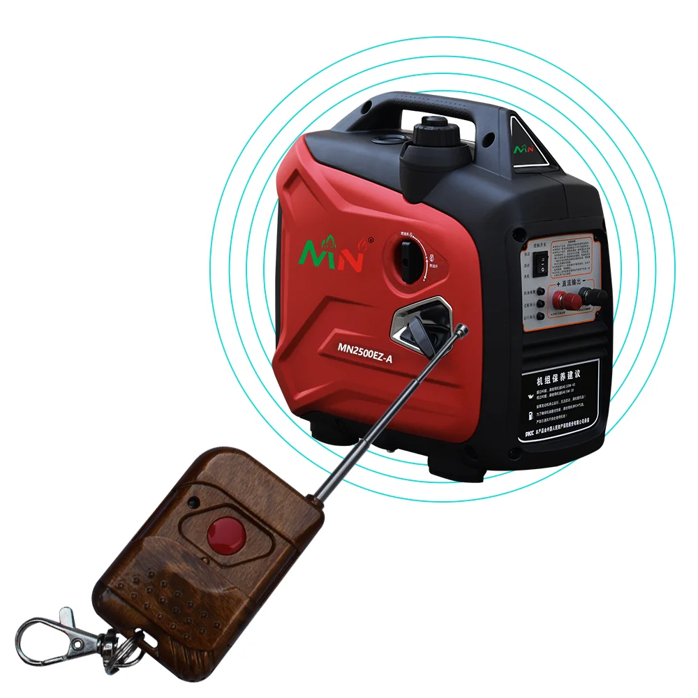 2kw DC 24v truck gasoline portable silent camping use inverter generator