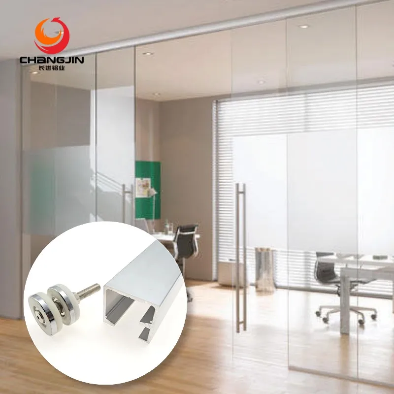 Operate Partition Wall System of Movable Partition Wall Fitting Wholesale Aluminum Sliding Door Track Hotel Office 6000 Series