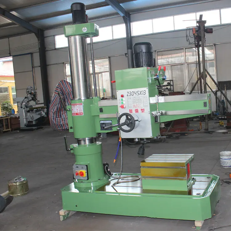 Small Radial Drill 3040 Radial Drill Bed Tengzhou Mechanical Double Column Drilling Machine Artificial Vertical Driller Rocker