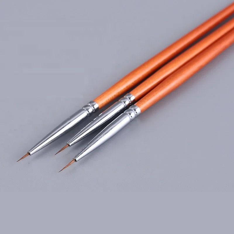 Aokitec nail acrylic brushes 100 kolinsky sable acrylic nail nail art liner brushes wholesale