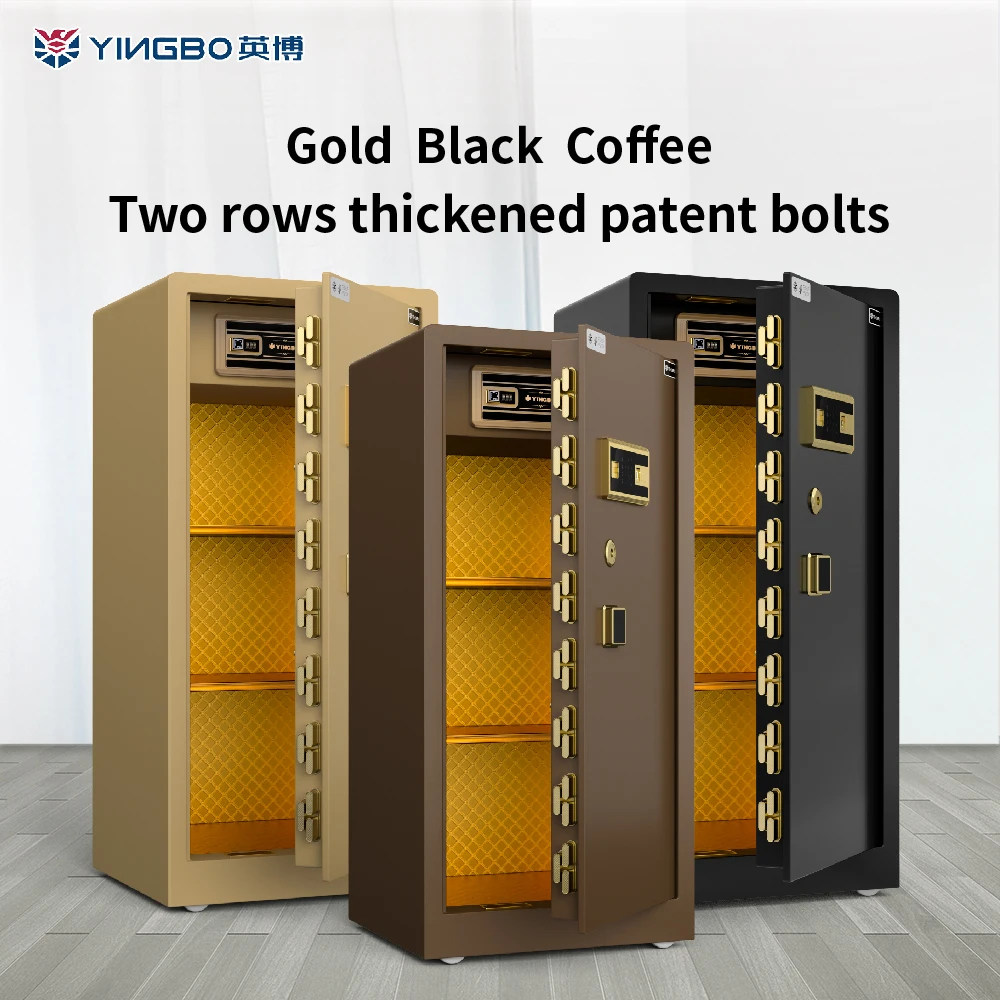 fingerprint money safe box for sale and hidden drawer safe box