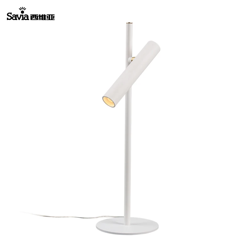 Savia Aluminum Iron LED Desk Reading Light Table Lamp Modern Standing Adjustable Dimmable For Home
