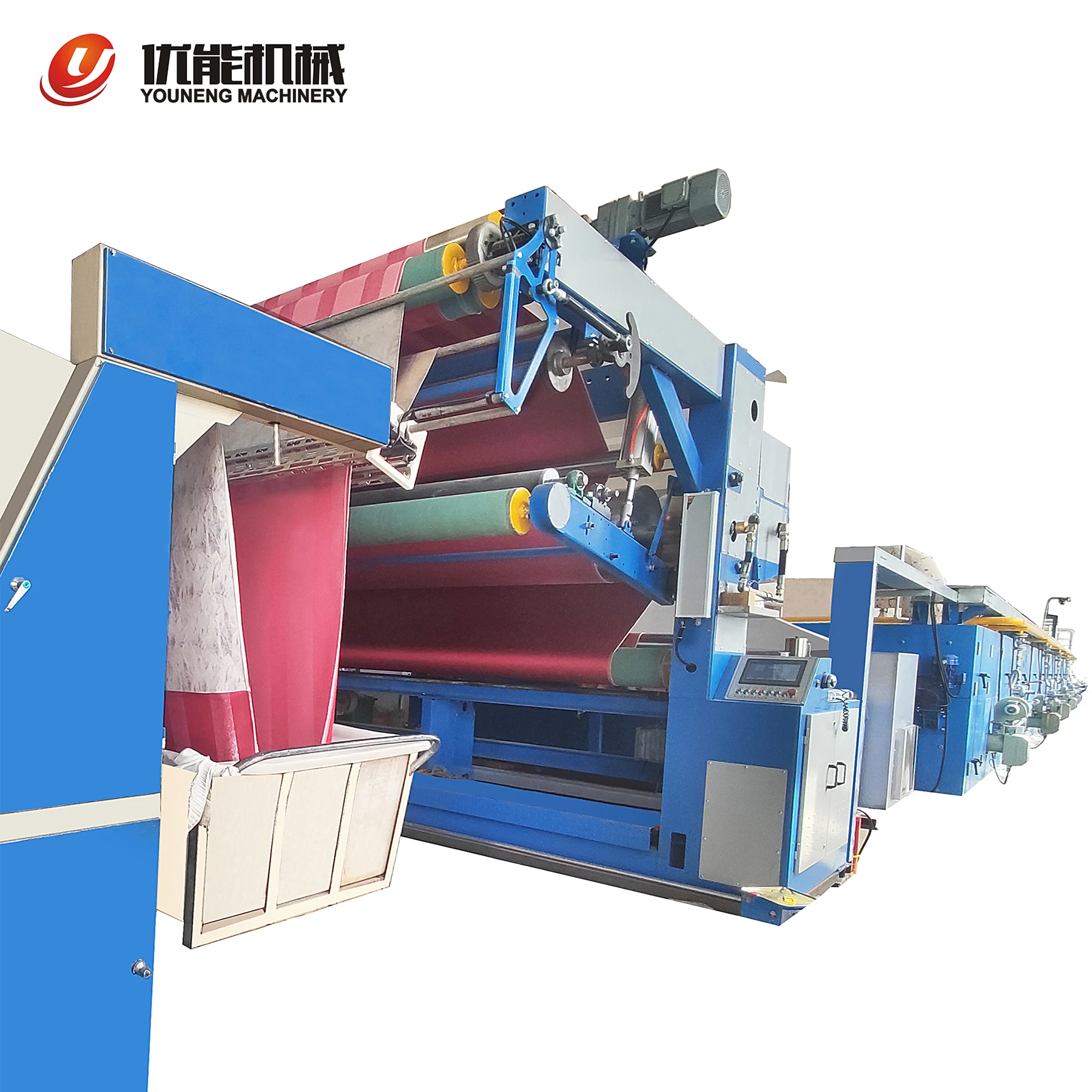 Youneng Cloth Hot Air Stenter electrical Machine for textile finishing in garment