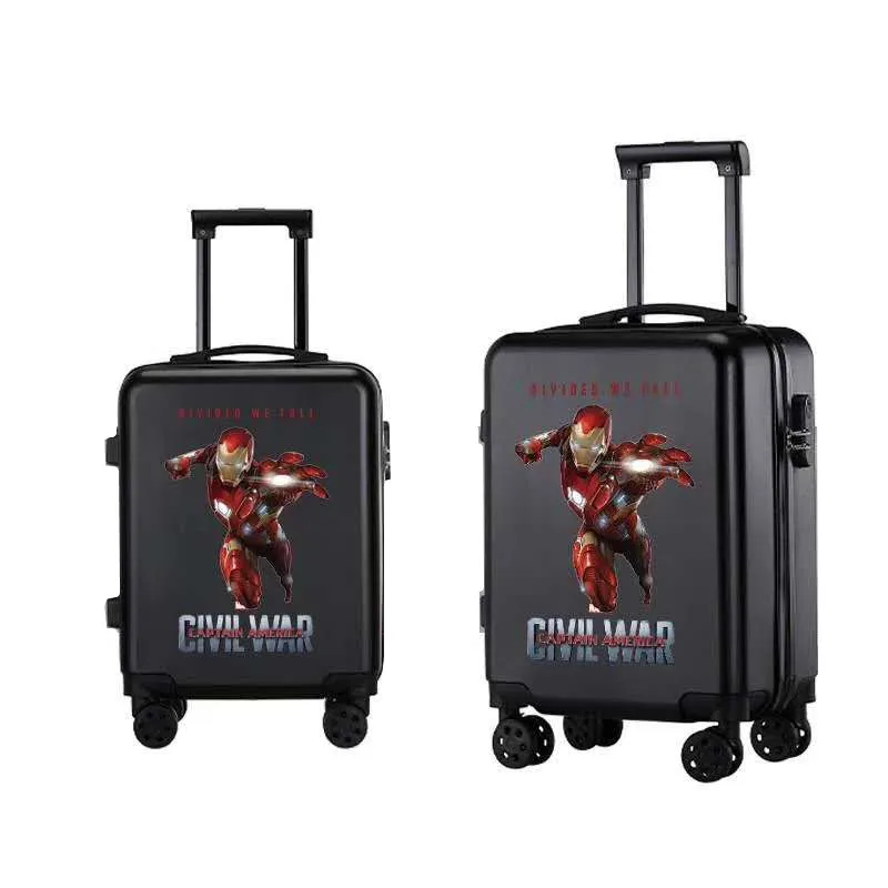 Красочный жесткий детский Дорожный чемодан, мультяшный комплект багажа, отличный Детский чемодан для детей