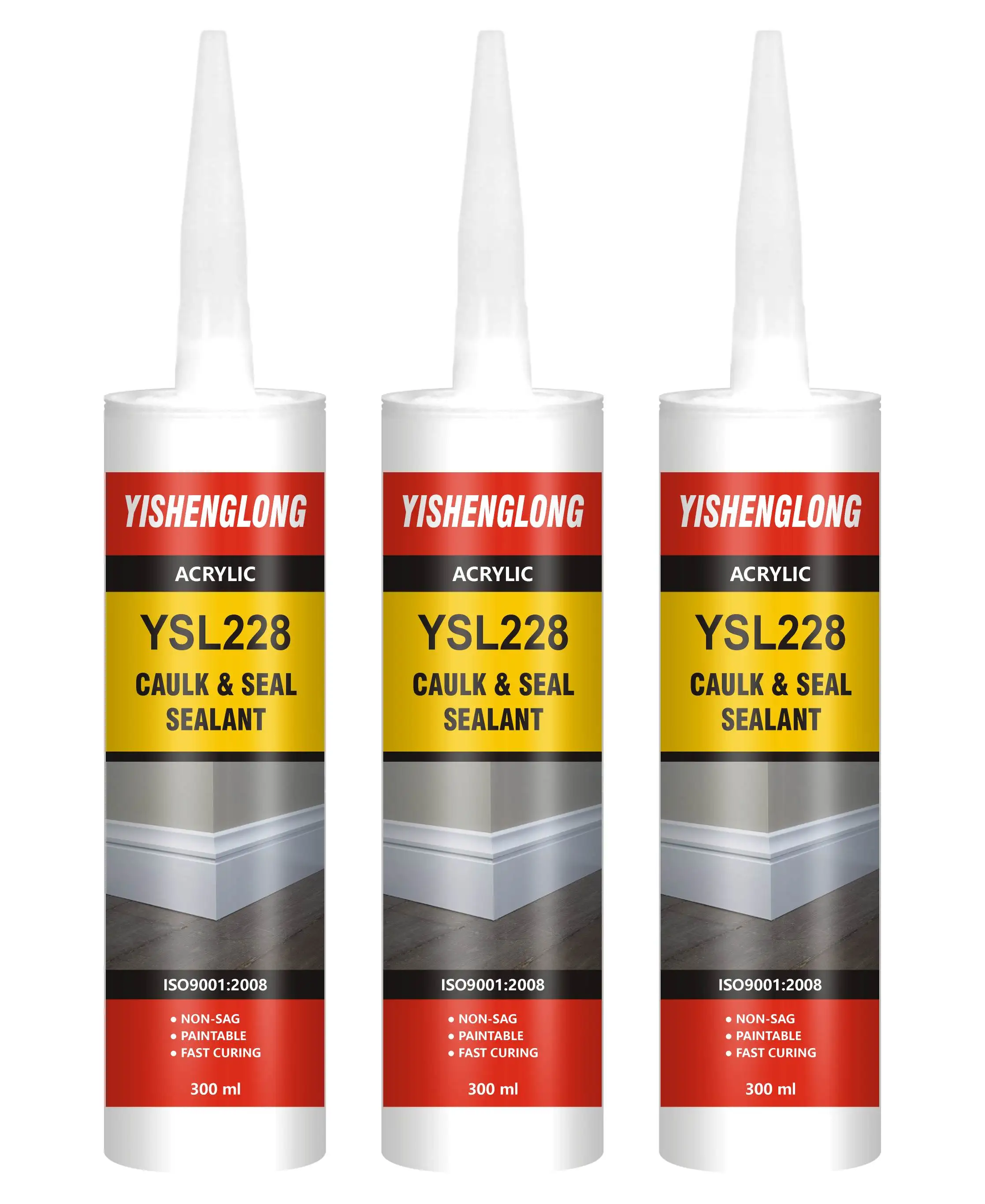YSL-228 600ml general purpose roof and gutter sausage packing acrylic sealant