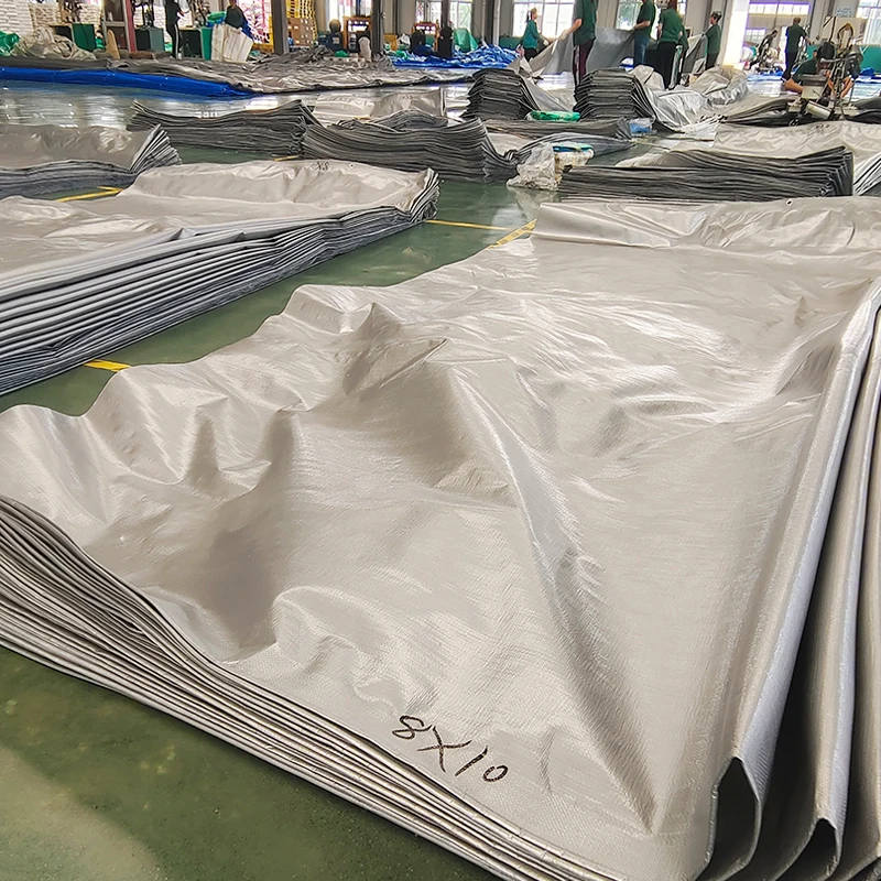 Hdpe Woven Cross Laminated Pe Tarpaulin For Container Tent Truck Cover Tarpaulin
