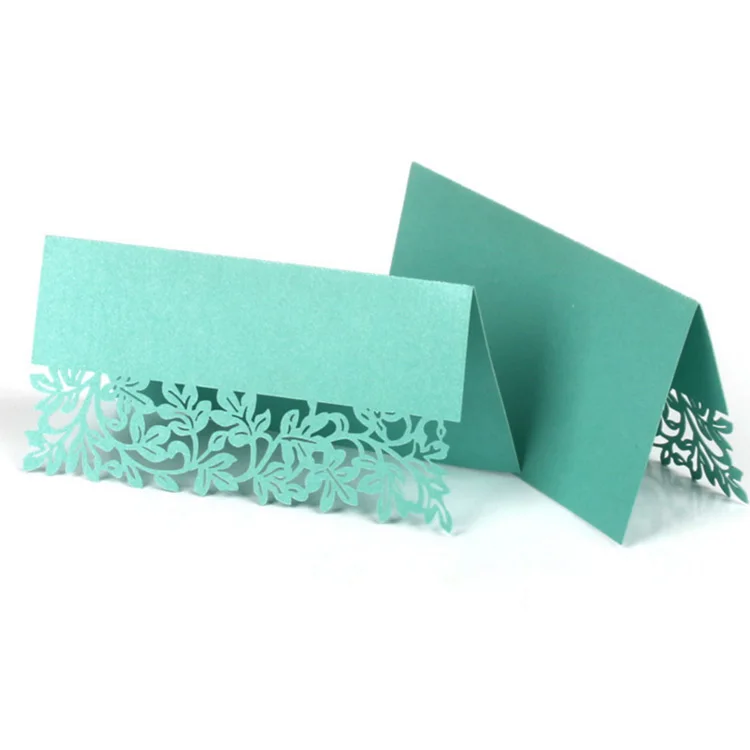 Hollow Out Luxury Table Name Place Cards Wedding Christmas Birthday Party