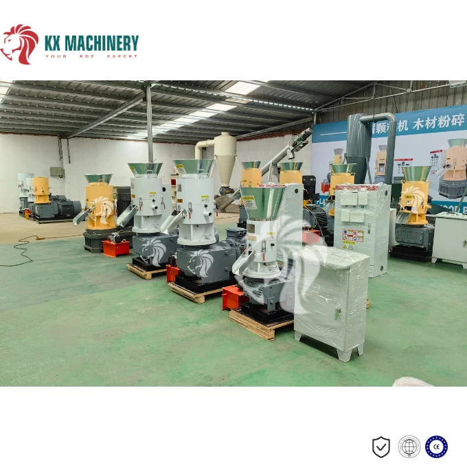 2024 new high-efficiency grass pellet making machine biomass pellet machine, equipped with reliable engine and PLC