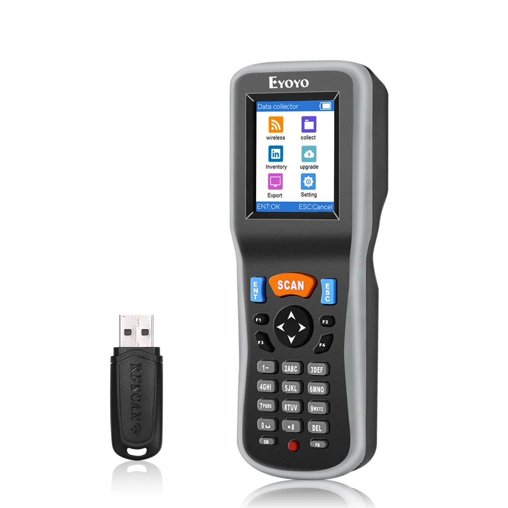 Eyoyo PDT7000 upgradde экран сканирования 2 4G беспроводной 1D 2D сборщик данных инвентаризации сканер штрих-кода для складских запасов