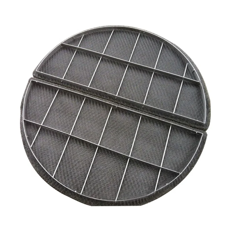 HOT SALE 0.2 0.25mm diameter flat wire 304 304l 316 316l stainless steel wire mesh demister pad for industry