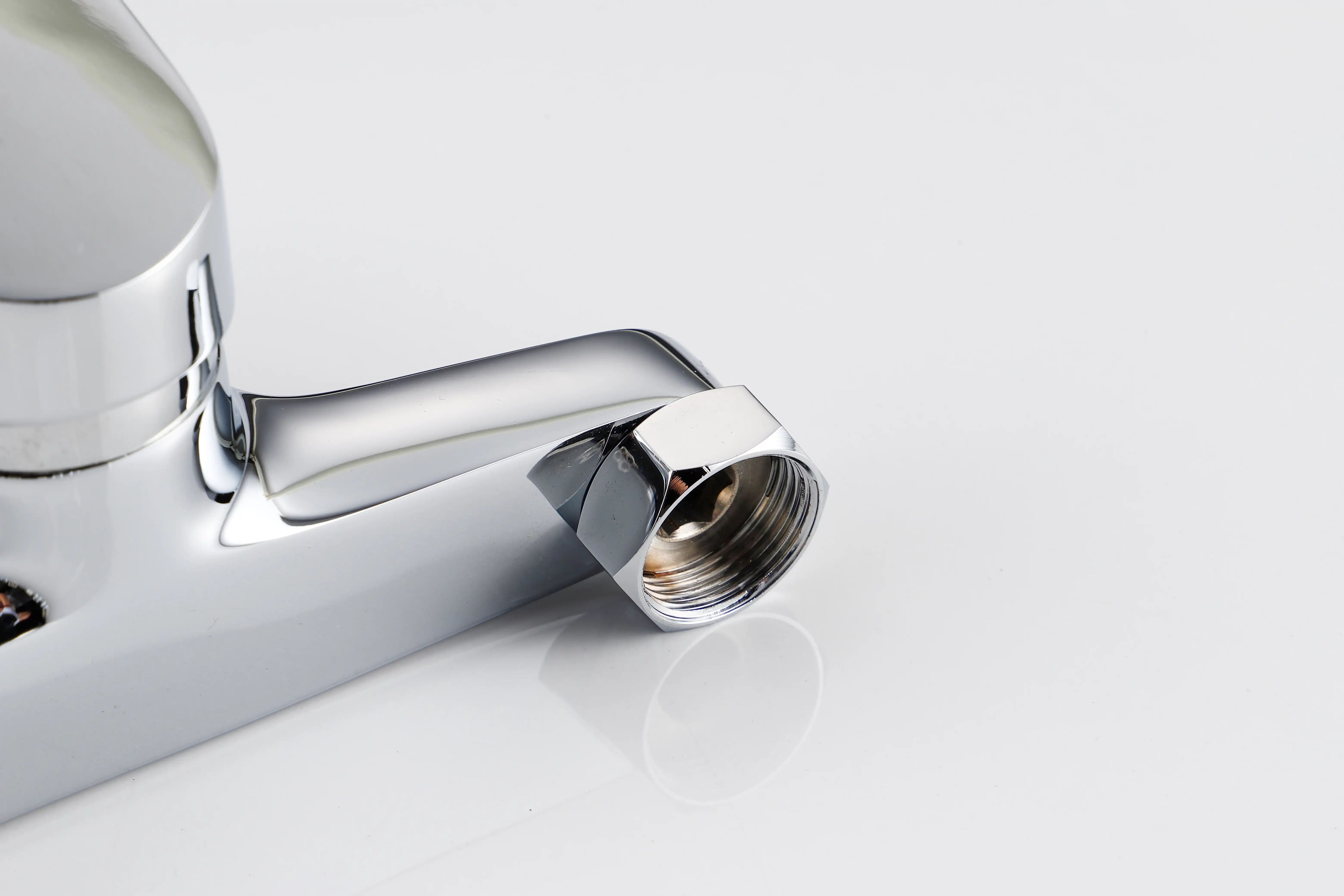 single handle brass body chromed bathroom bath faucet grifo mixer tap