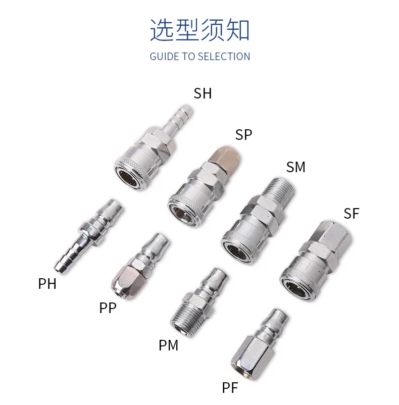 C Type High Quality pneumatic fitting pneumatic quick disconnect coupler