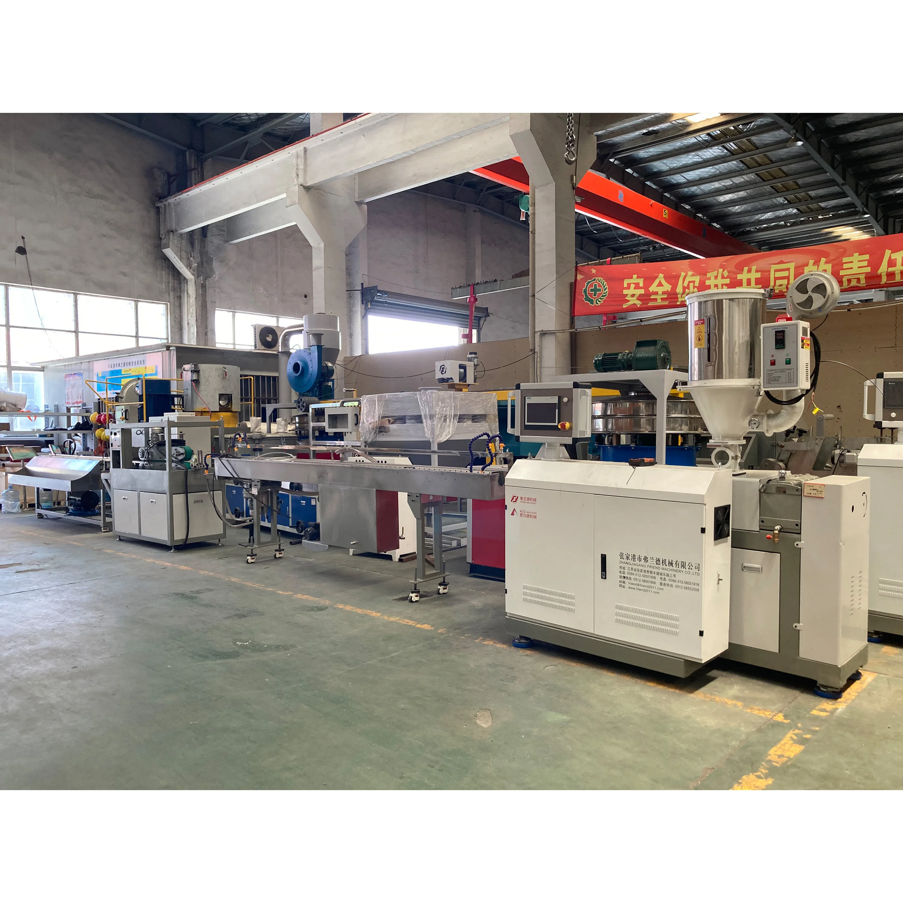 PVC medical oxygen hose making machine / plastic soft tube extruding machinery