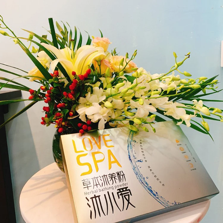 
2020 Health care herbal foot bath SPA active powder albizia herbal extract powder herbal slimming powder 