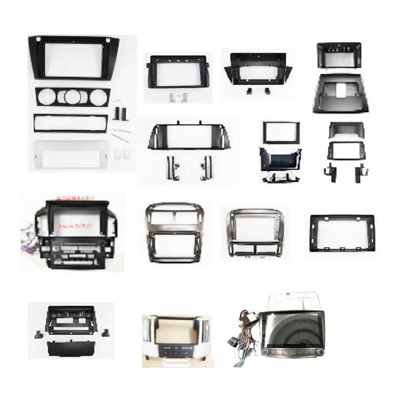 Car stereo radio frame For memercedes benz w204 w203 w210 glc bmw e90 e46 f10 f30 e60 e39 Lexus ix470 is200 rx300 400h 570