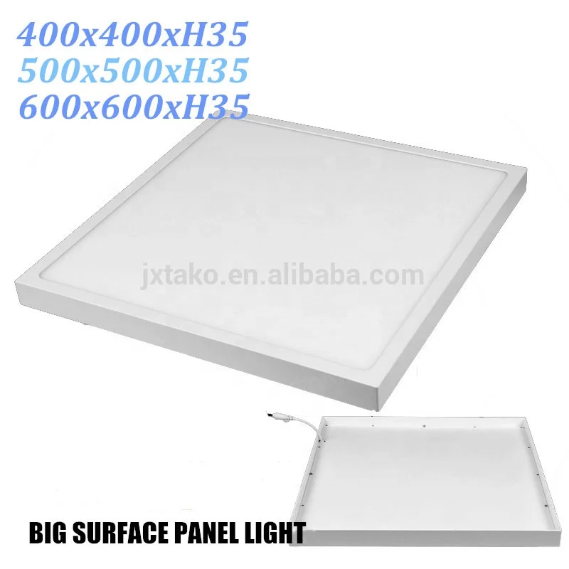 Surface mounted LED wall panel 40W 100LM/W 600x600 surface led ceiling light white 2x2 led panel light