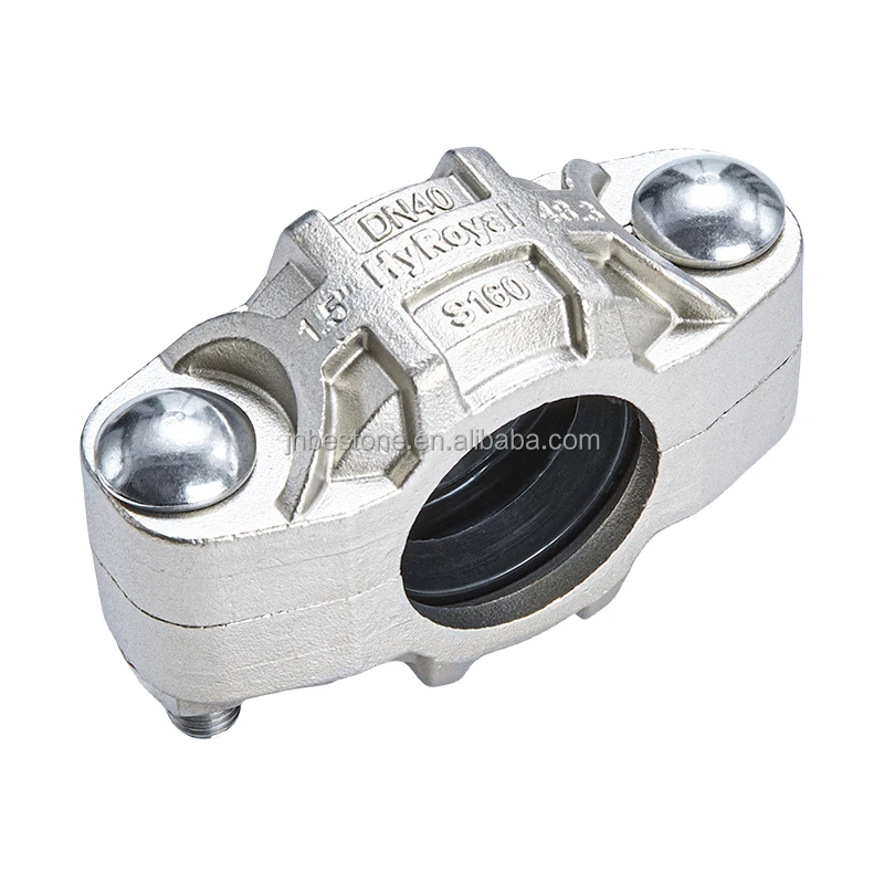 High Quality Casting Stainless Steel Grooved Fitting Couplings quick Clamp Flexible Rigid Coupling for Plumbing Fitting