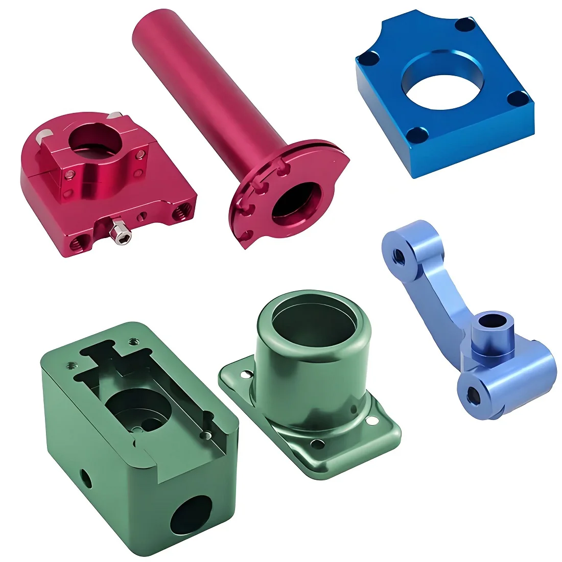 OEM Custom Cnc фрезерные Токарные анодированные алюминиевые детали обработка анодированных цветов токарные услуги