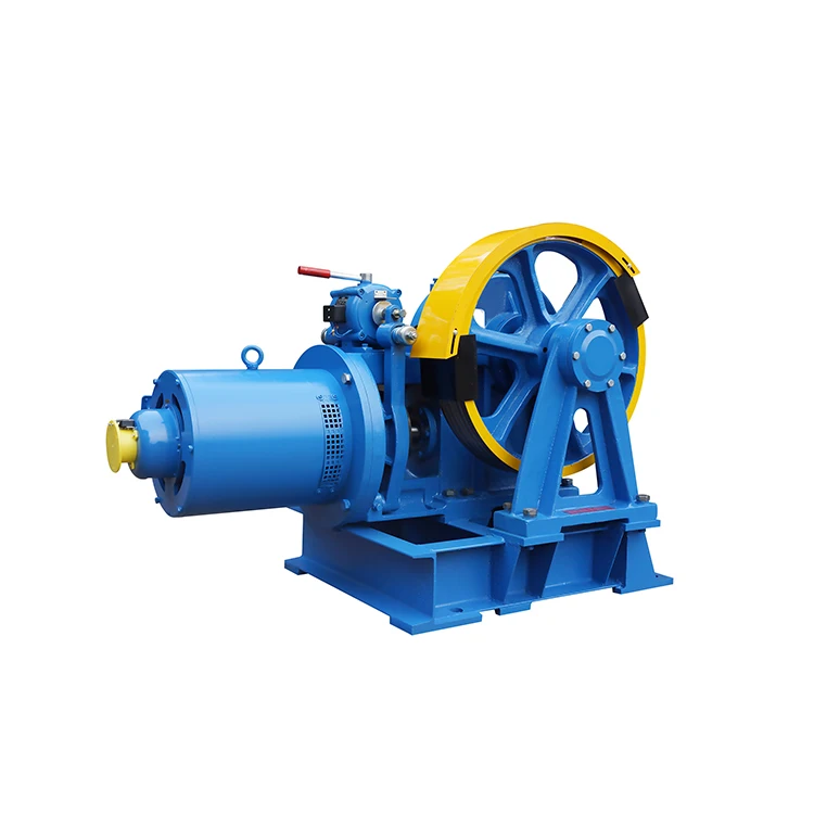 1000-1500kg VVVF DC110V Elevator Electric Geared Traction Motor For Elevator