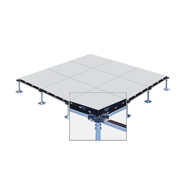 Wood core raised access floor panel with ceramic tile (HDMc)600*600*40 600*600*45 Light weight