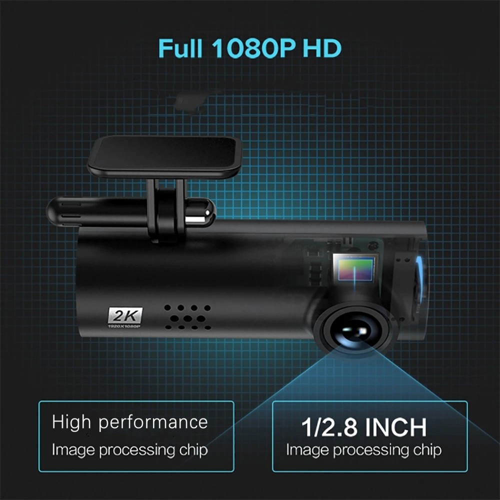 AOEDI AD367 2023 Wifi Dashcam HD 1080P 170 Degree Wide Angle Car Camera DVR Video Recorder Dash Cam