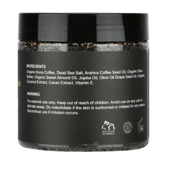 Organic Handmade Natural Soap Arabic Private Label Custom Caramel Face Coconut Oalen Coffee Scrub