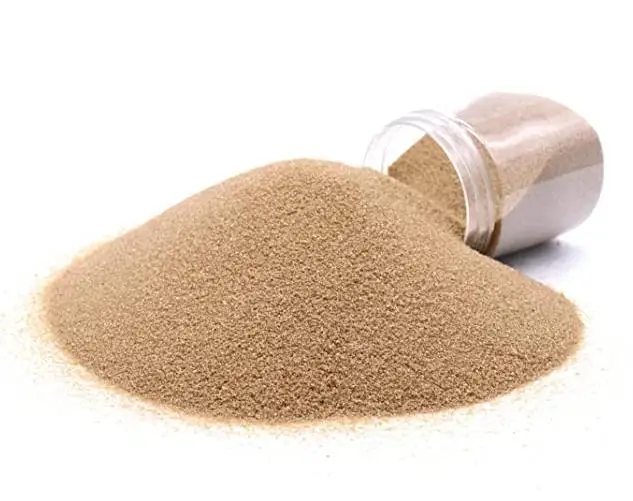 Colored sand for fish tank decoration