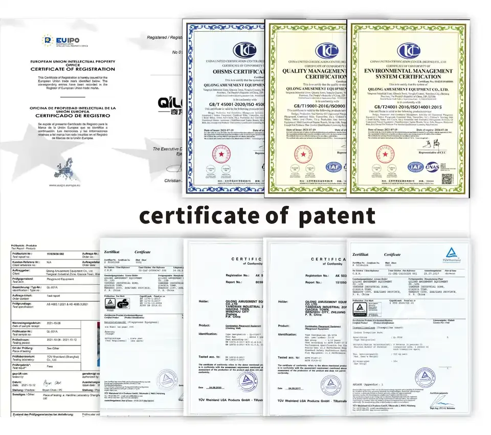 QiLong Large Indoor Playground Kids Arrival Sky Rider Equipment Theme Children Amusement Park