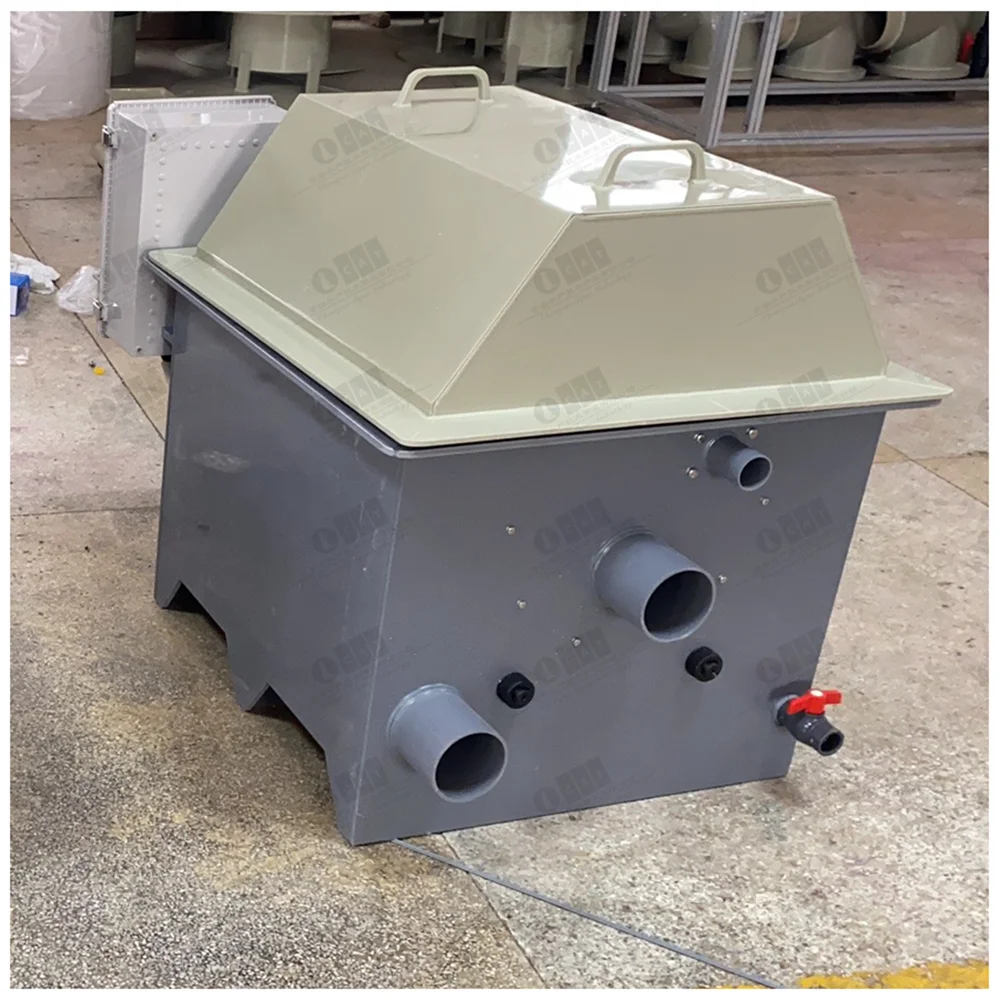 CATAQUA Cabinet Type Drum Filter Koi Pond Rotary Drum Filter Mini for Ras Aquaculture Fish Farming