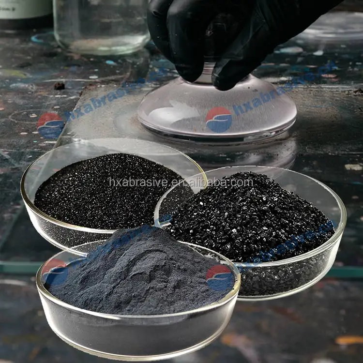 Black Silicon Carbide F400 F500 F600 F800 mesh Carborundum powder