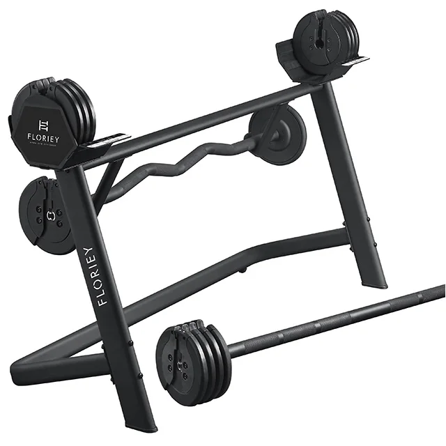 80LB 36.3KG Coated Adjustable Barbell dumbbell set