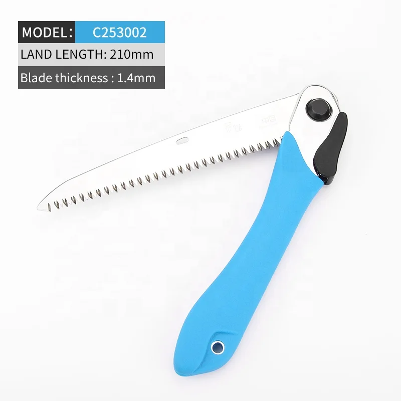 High Quality  Mini Camping Portable Saw with Folding blade Dry Wood Pruning Saw Gardens Folding Saw
