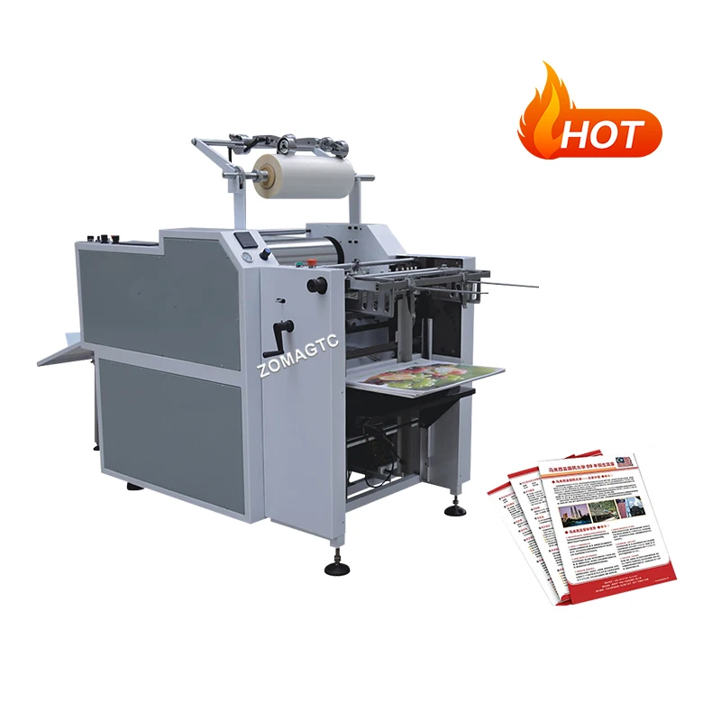 Fully Automatic Kraft Paper Cardboard Sheets Laminator Machine Double Sides Film Hot And Cold Flute A2 Laminating Machine