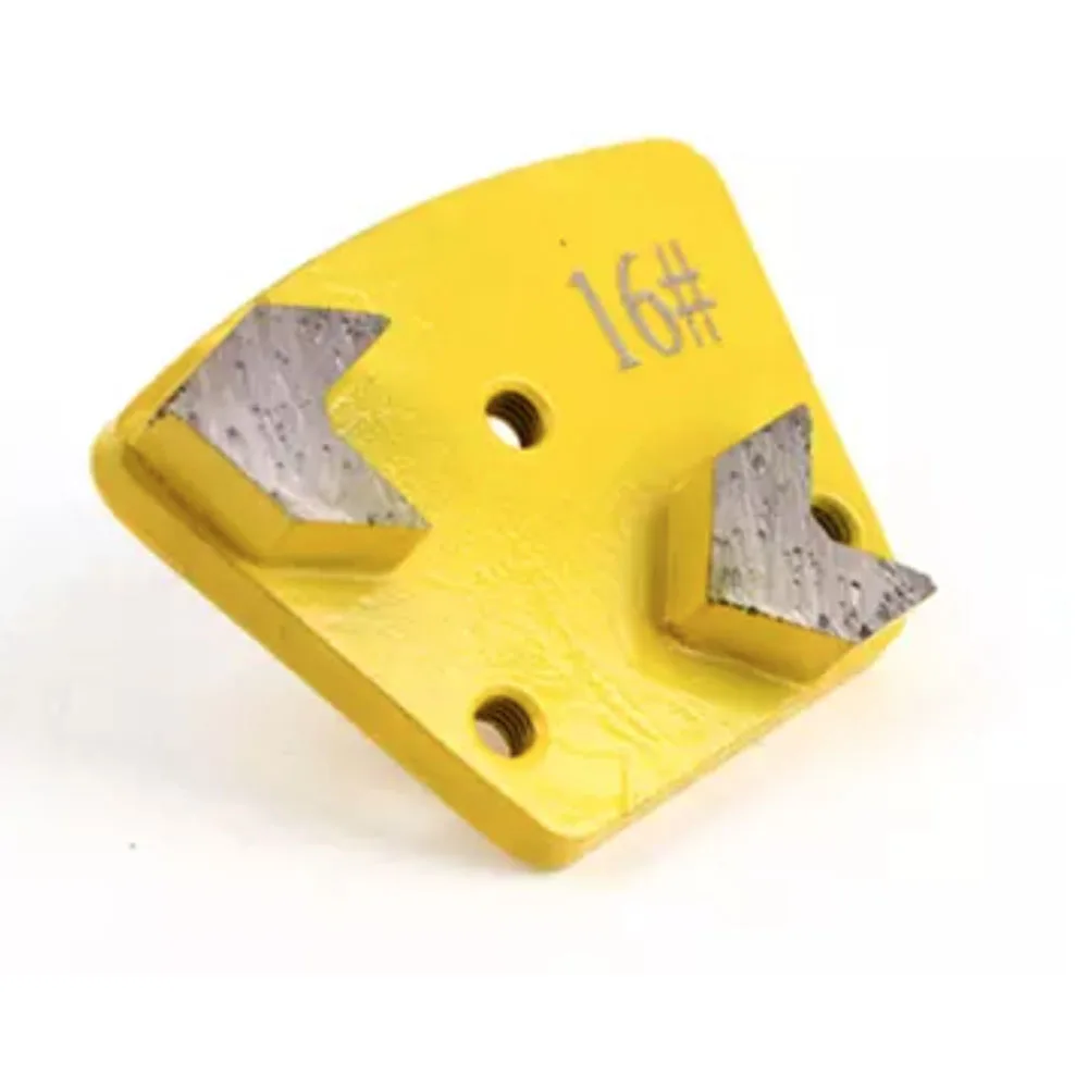 Premium Granite Metal Scraper Trapezoid Diamond Concrete Floor Grinding Tools Disc for Sharpening Machine Customized OEM Support