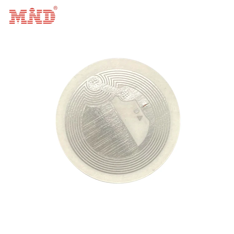 OEM/ODM Custom 13.56mhz blank white rewritable nfc tag213 sticker