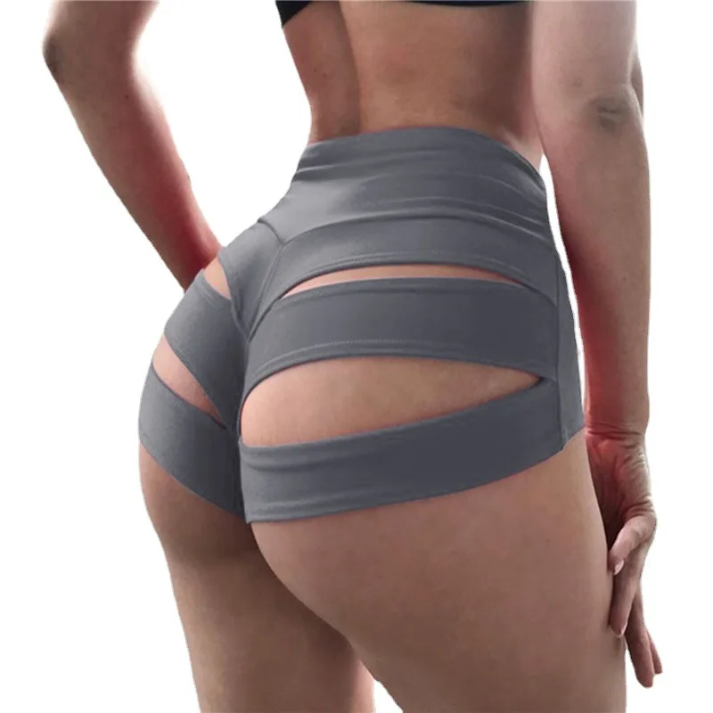 Yingli Wholesale Custom Girls Shiny Stage Clubwear Slit Shorts Set  High Waisted Pole Shorts