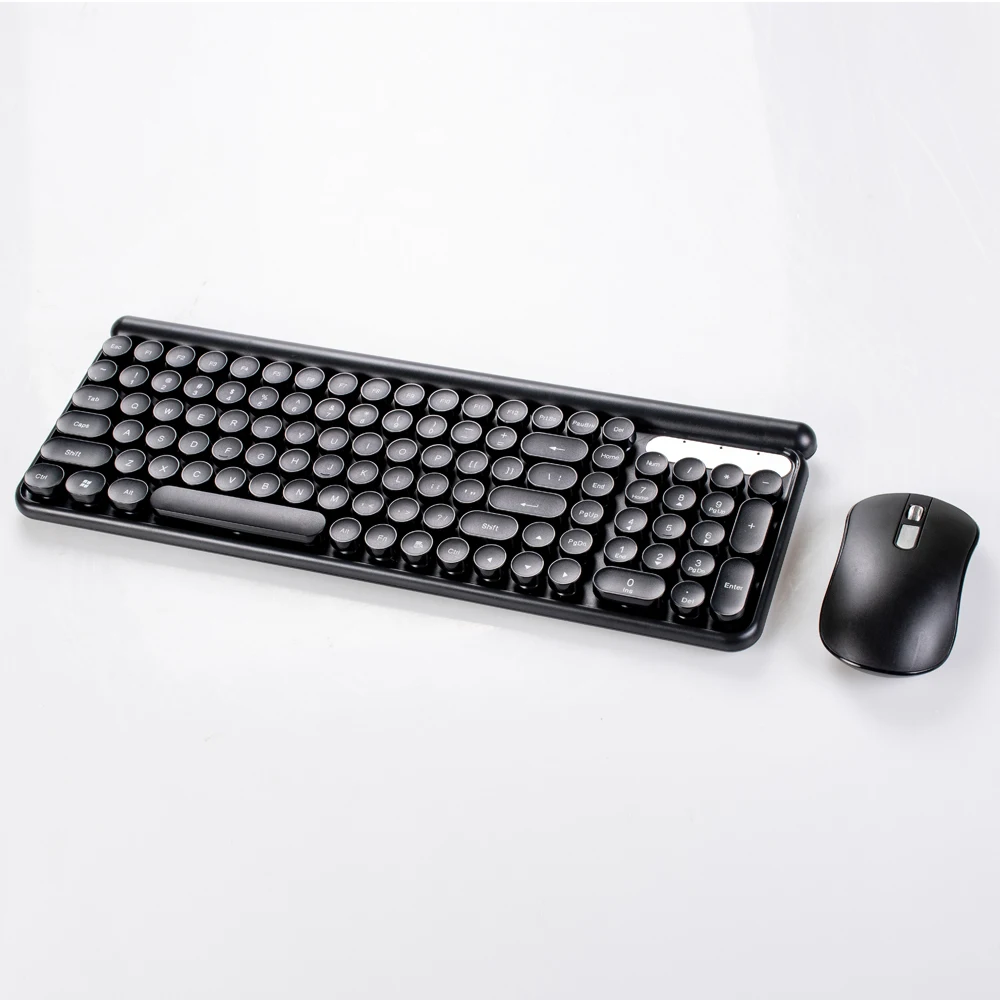 Эргономичный дизайн клавиатура и мышь combo 2,4G беспроводной двойной режим для combo OEM заказ заводская цена