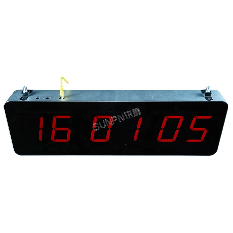 New arrival of hospital 4-inch NTP clock system GPS satellite timing digital clock double-sided synchronous wall clock