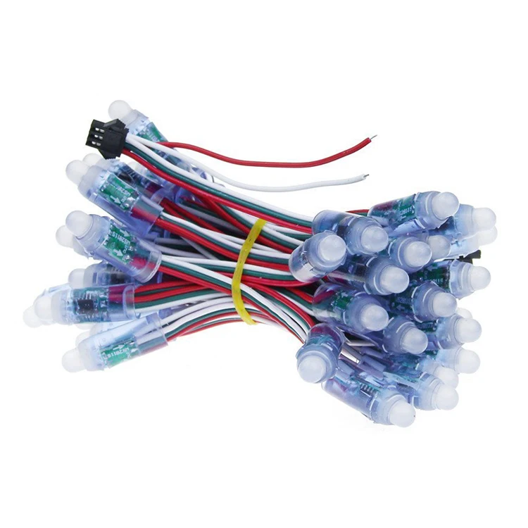 12mm 5V 12V Christmas LED IP67 waterproof Full Color  WS2811 1918 GS8208 addressable RGB 12mm LED Pixel Light