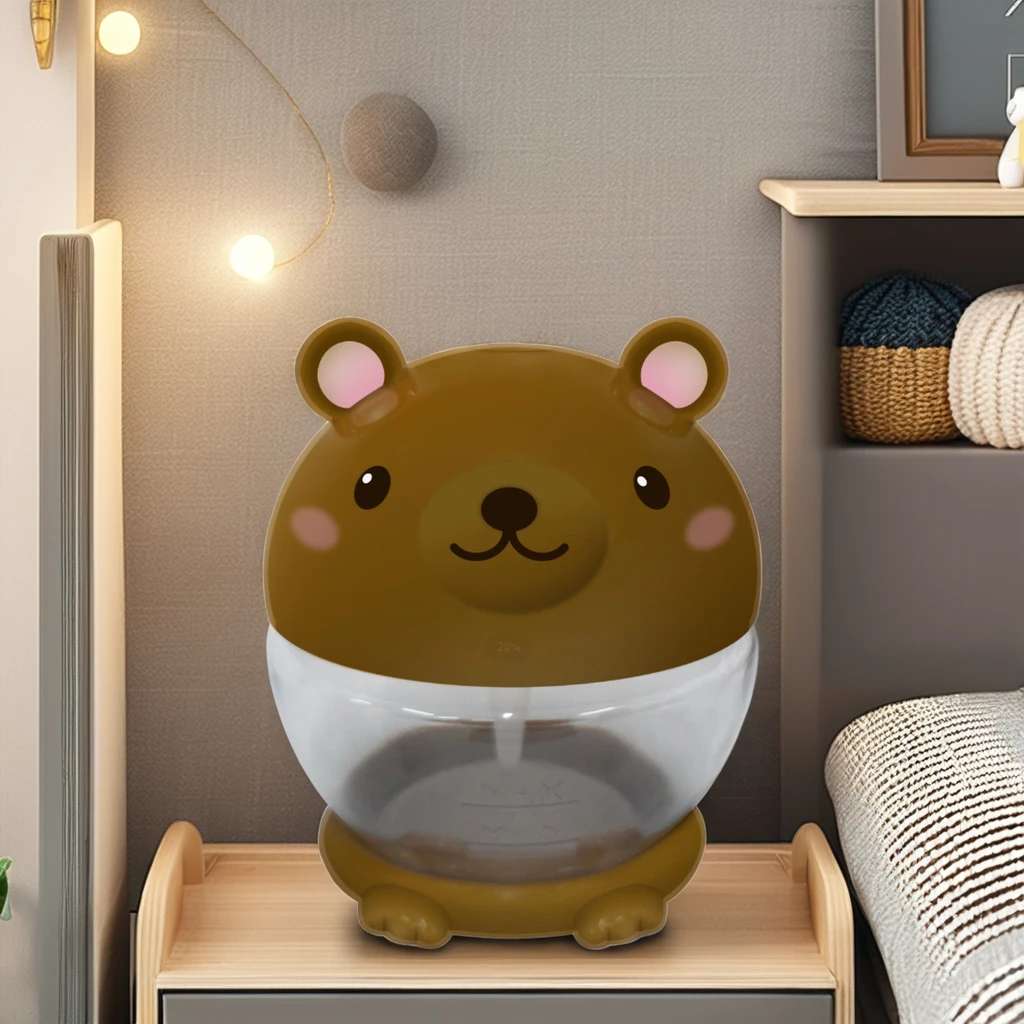 Portable Bear design USB Water-Based Air Purifier Freshener & Revitalizer, Air Washer for Home Office Hotel & Kids Room