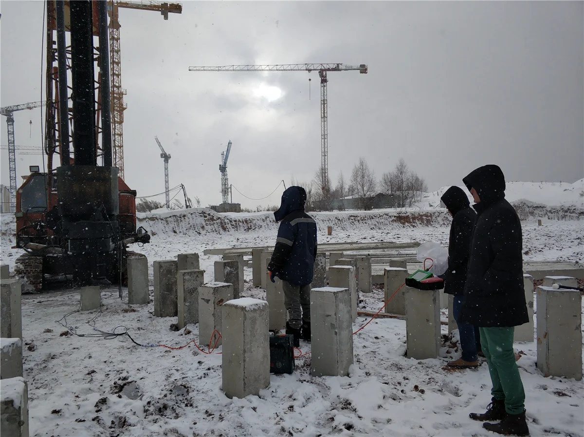 Hot Sale SAMYON Convenient Testing Machine Orange HPT High Strain Dynamic Concrete Pile Tester