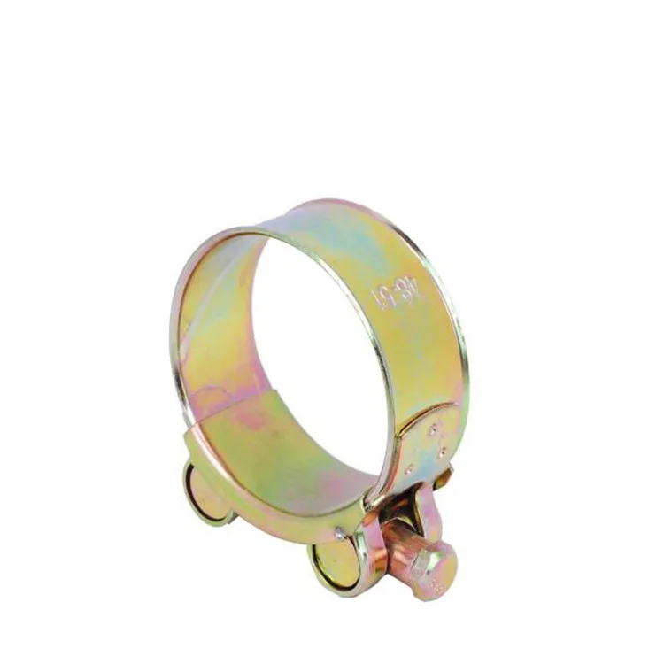 Metal Hose Clamps and Pipe Clamp Fittings for Large Diameter Pipes Metric Measurement System