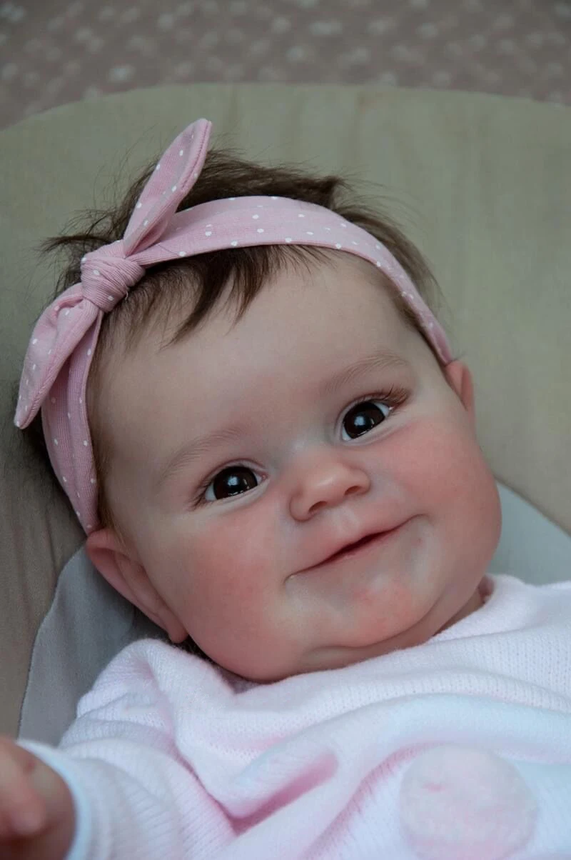 50 CM  full lifelike body soft silicone waterproof reborn doll hand drawing detailed with visible veins 3D skin tone